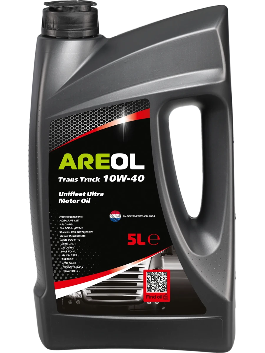 Масло моторное AREOL TRANS TRUCK 10W-40 5л 10W40AR052