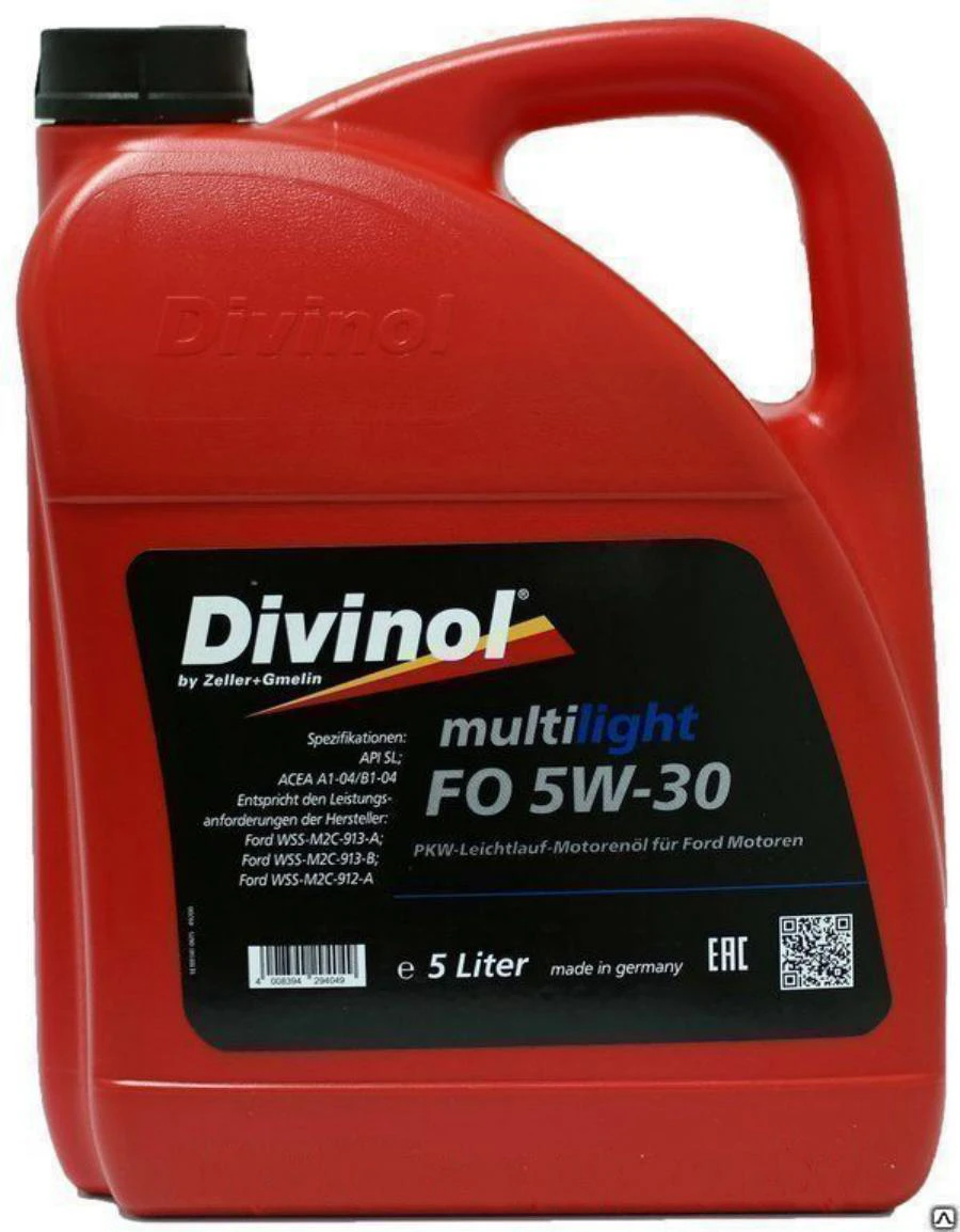 Масло моторное DIVINOL MULTILIGHT 5W-30 5л 49200-K007