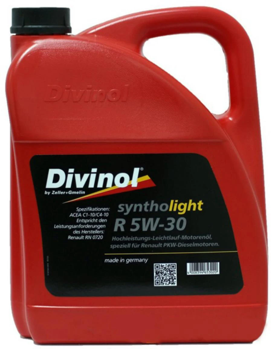 Масло моторное DIVINOL SYNTHOLIGHT 5W-30 5л 49350-K007
