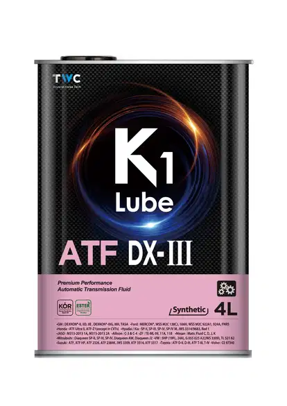 ATF DX-III 4L МАСЛО ТРАНСМИССИОННОЕ \ DEXRON®-II(D,E), IIIG(H), MERCON®, 5HP (19FL, 24A) K1 LUBE K905244TW1