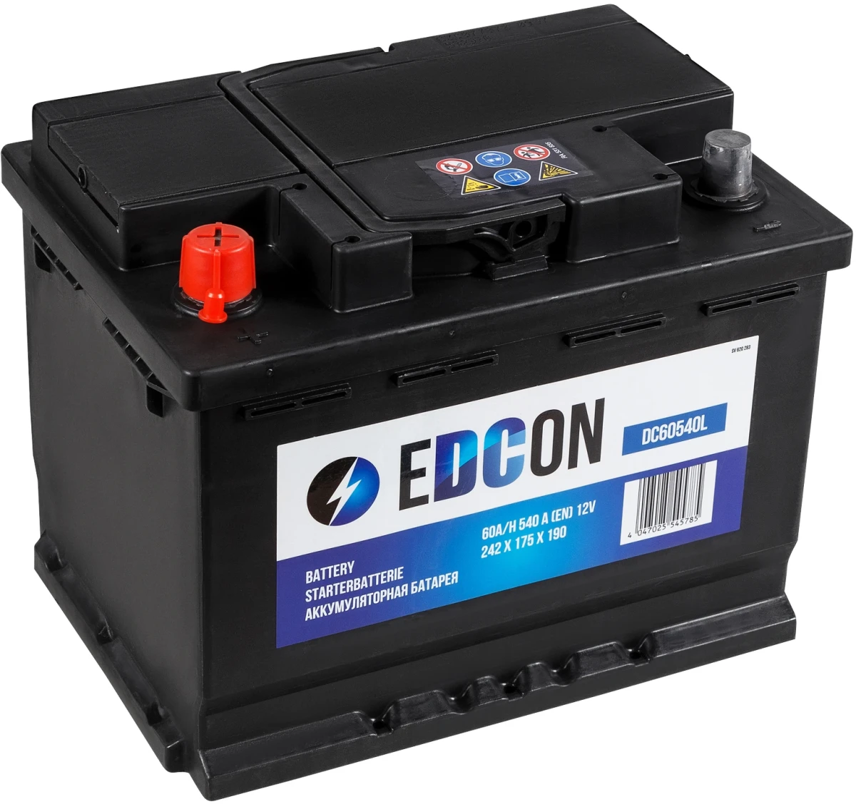 Изображение Аккумулятор EDCON DC60540L Аккумулятор EDCON DC60540L