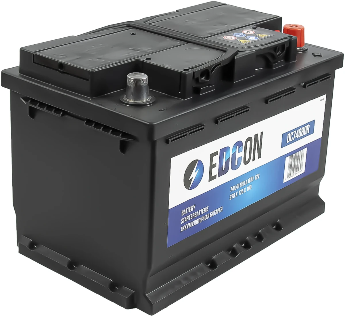 Изображение Аккумулятор EDCON DC74680R Аккумулятор EDCON DC74680R