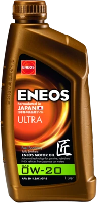 Масло моторное ENEOS ULTRA 0W-20 1л EU0021401N