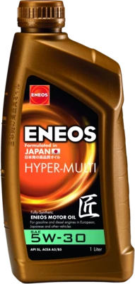 Изображение Масло моторное ENEOS 5W-30 1л 5W30 PREMIUM HYPER MULTI 1L Масло моторное ENEOS 5W-30 1л 5W30 PREMIUM HYPER MULTI 1L