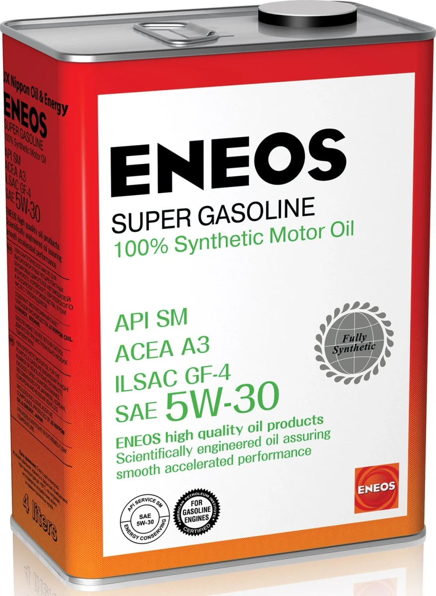 Изображение Масло моторное ENEOS 5W-30 4л OIL4070 Масло моторное ENEOS 5W-30 4л OIL4070