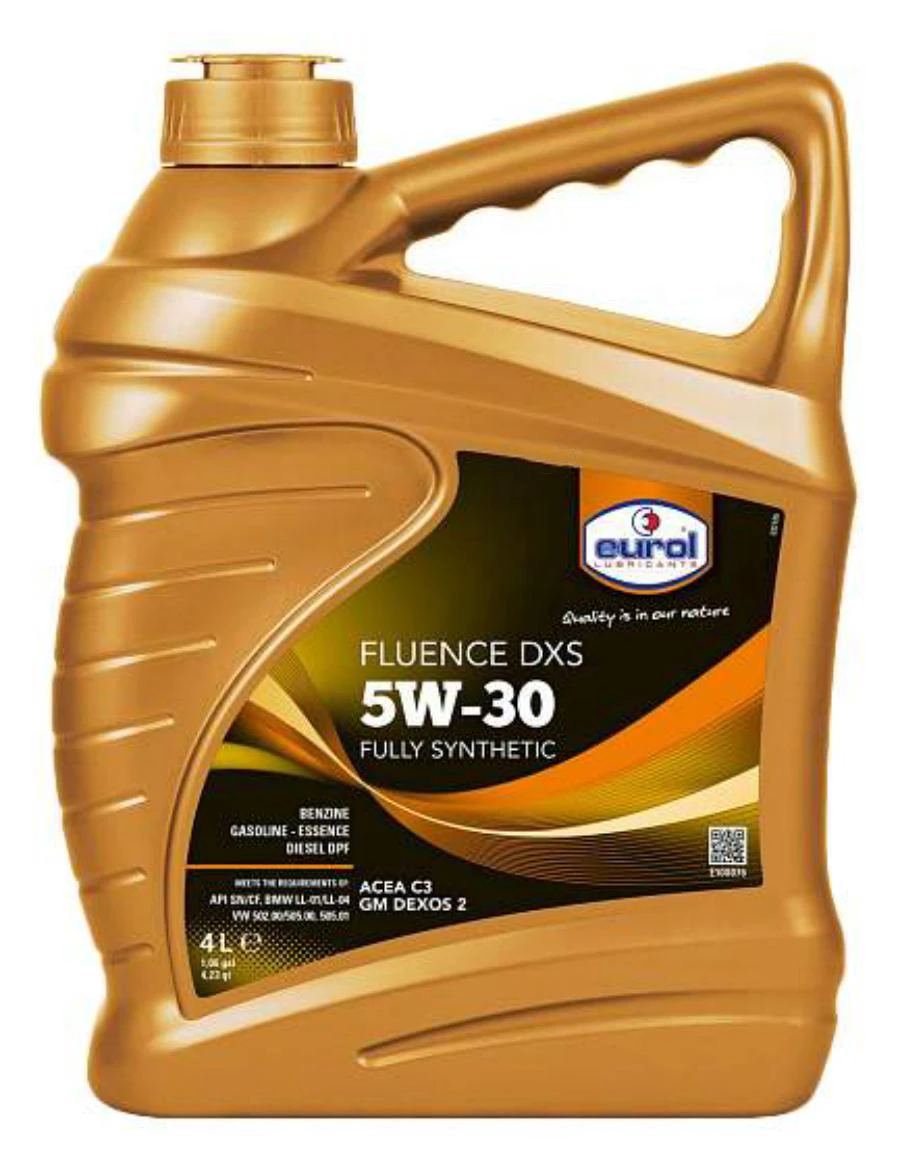 Масло моторное EUROL FLUENCEDXS SN/CF 5W-30 4л E1000764L