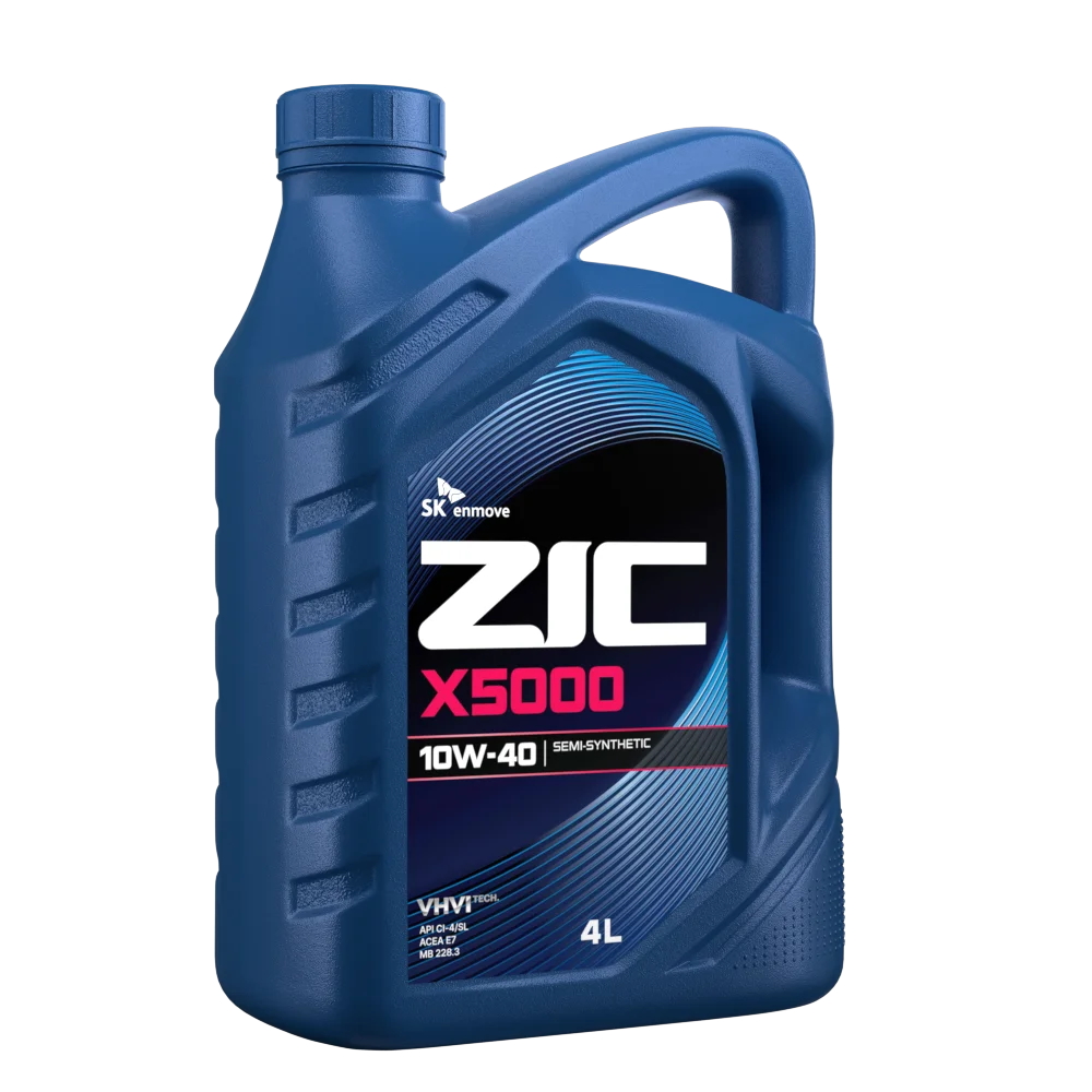 Изображение Масло моторное ZIC X5000 10W-40 4л 162658 Масло моторное ZIC X5000 10W-40 4л 162658