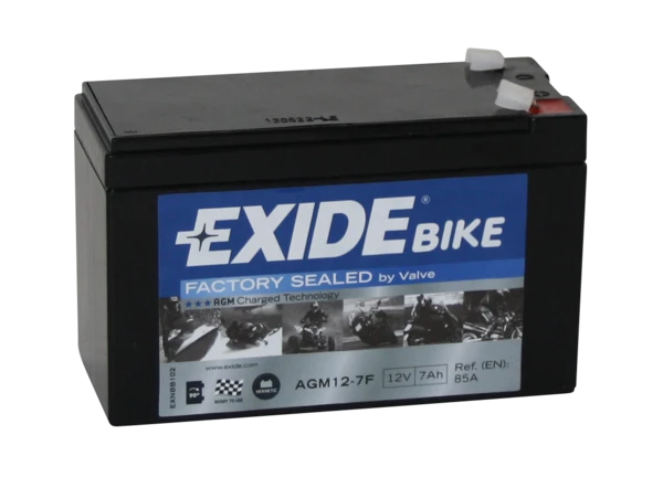 Изображение Стартерная аккумуляторная батарея EXIDE AGM12-7F Стартерная аккумуляторная батарея EXIDE AGM12-7F