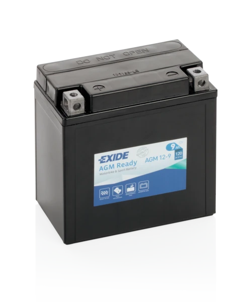 Изображение Стартерная аккумуляторная батарея EXIDE AGM12-9 Стартерная аккумуляторная батарея EXIDE AGM12-9