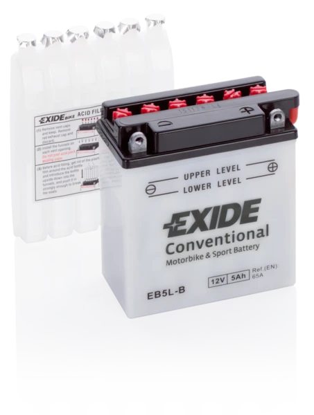Изображение Стартерная аккумуляторная батарея EXIDE EB5L-B Стартерная аккумуляторная батарея EXIDE EB5L-B