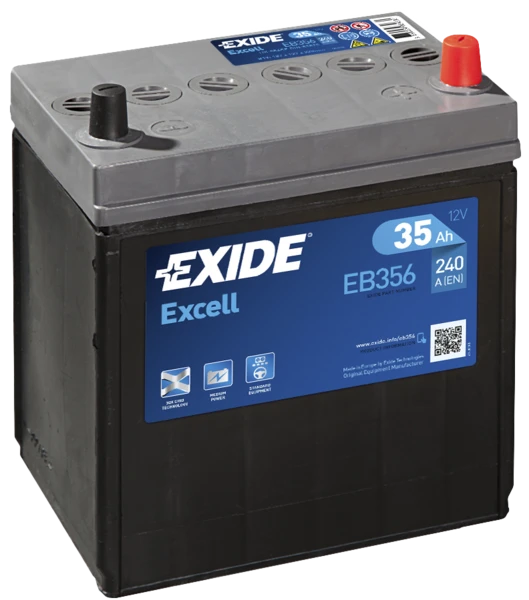 Изображение Стартерная аккумуляторная батарея EXIDE EB356 Стартерная аккумуляторная батарея EXIDE EB356