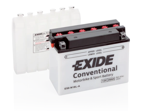 Изображение Стартерная аккумуляторная батарея EXIDE E50-N18L-A Стартерная аккумуляторная батарея EXIDE E50-N18L-A