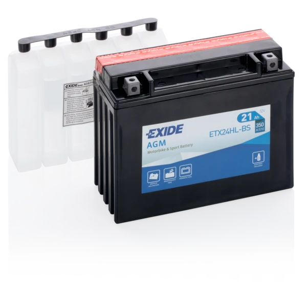 Изображение Стартерная аккумуляторная батарея EXIDE ETX24HL-BS Стартерная аккумуляторная батарея EXIDE ETX24HL-BS