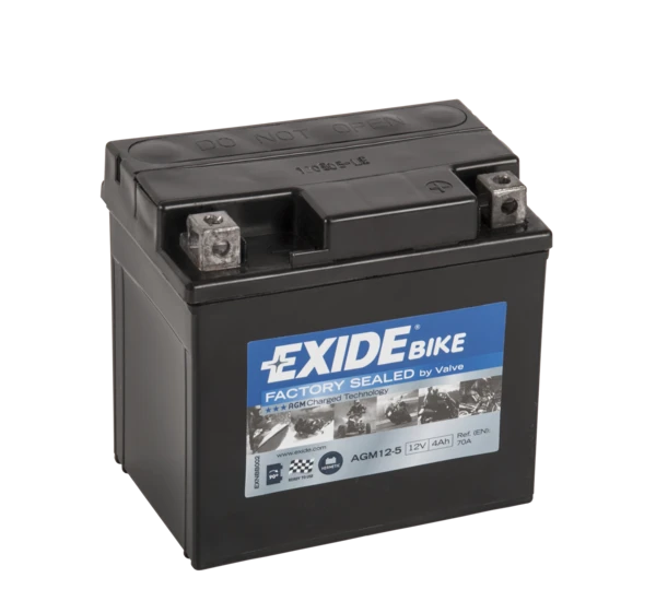 Изображение Стартерная аккумуляторная батарея EXIDE AGM12-5 Стартерная аккумуляторная батарея EXIDE AGM12-5