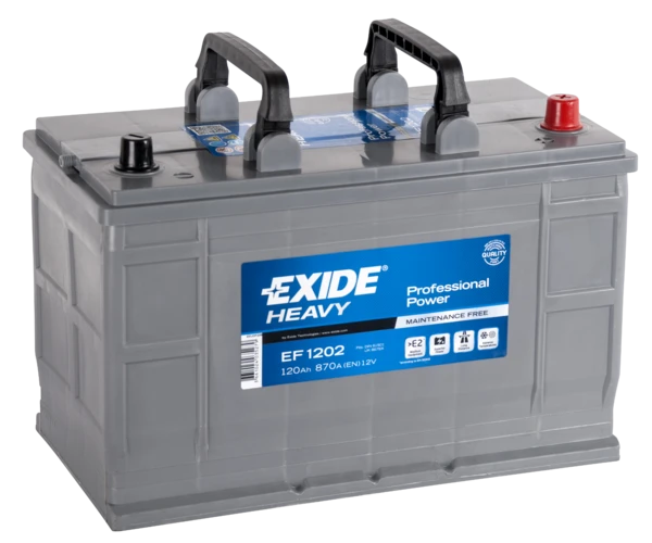 Изображение Стартерная аккумуляторная батарея EXIDE EF1202 Стартерная аккумуляторная батарея EXIDE EF1202