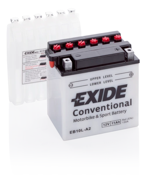 Изображение Стартерная аккумуляторная батарея EXIDE EB10L-A2 Стартерная аккумуляторная батарея EXIDE EB10L-A2