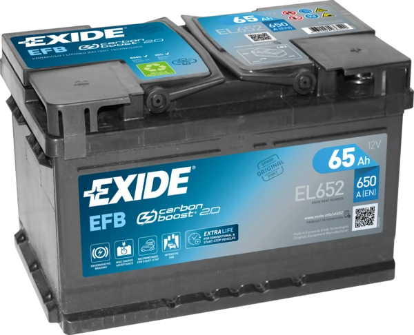Стартерная аккумуляторная батарея EXIDE EL652