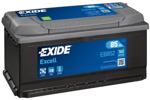 Изображение Стартерная аккумуляторная батарея EXIDE EB852 Стартерная аккумуляторная батарея EXIDE EB852