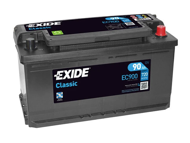Изображение Стартерная аккумуляторная батарея EXIDE EC900 Стартерная аккумуляторная батарея EXIDE EC900