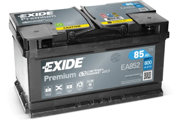 Изображение Стартерная аккумуляторная батарея EXIDE EA852 Стартерная аккумуляторная батарея EXIDE EA852