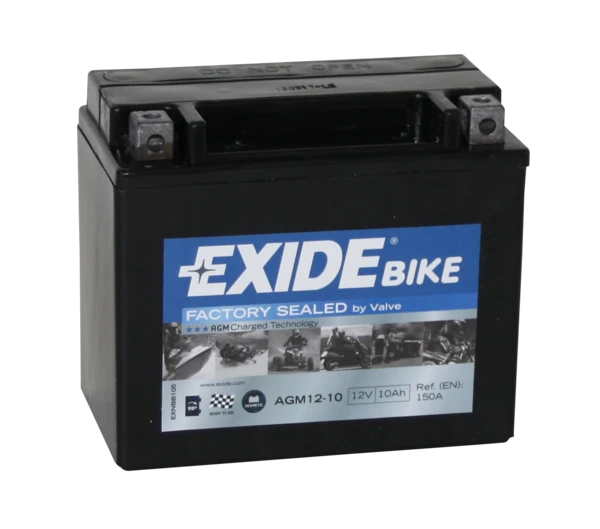 Изображение Стартерная аккумуляторная батарея EXIDE AGM12-10 Стартерная аккумуляторная батарея EXIDE AGM12-10
