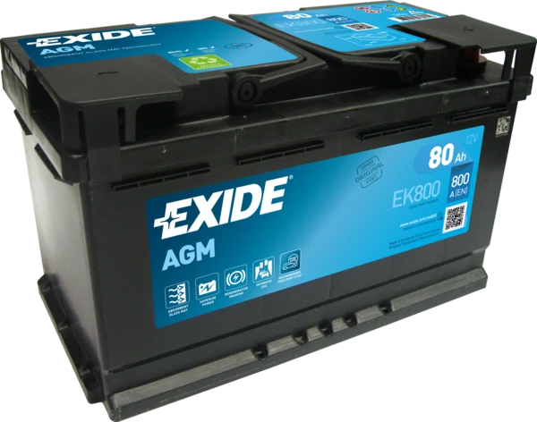 Стартерная аккумуляторная батарея EXIDE EK800
