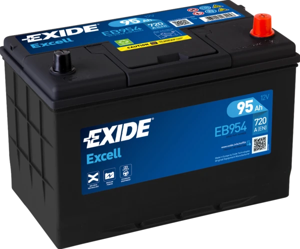 Изображение Стартерная аккумуляторная батарея EXIDE EB954 Стартерная аккумуляторная батарея EXIDE EB954