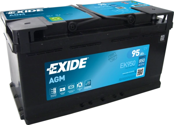 Стартерная аккумуляторная батарея EXIDE EK950