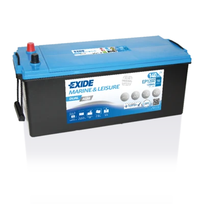 Изображение Стартерная аккумуляторная батарея EXIDE EP1200 Стартерная аккумуляторная батарея EXIDE EP1200