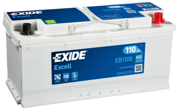 Изображение Стартерная аккумуляторная батарея EXIDE EB1100 Стартерная аккумуляторная батарея EXIDE EB1100