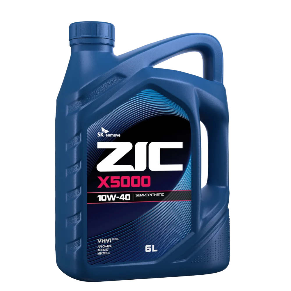 Масло моторное ZIC X5000 10W-40 6л 172658