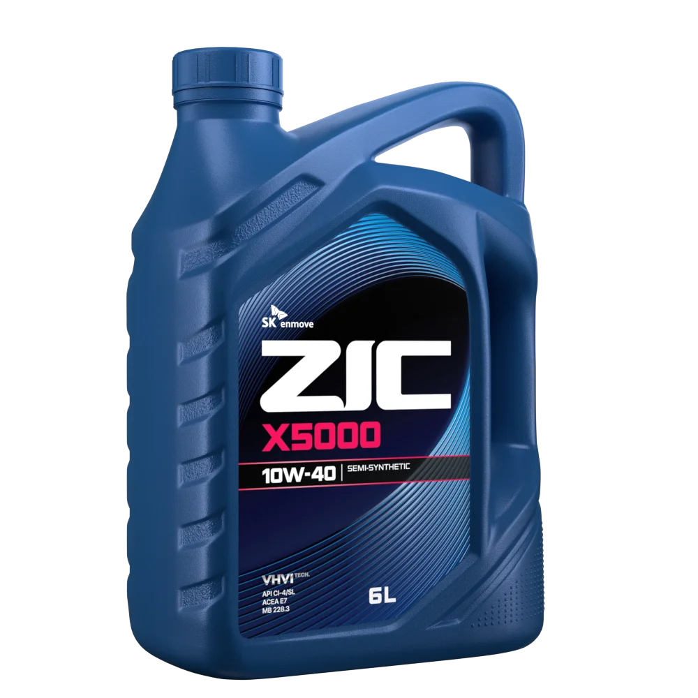 Изображение Масло моторное ZIC X5000 10W-40 6л 172658 Масло моторное ZIC X5000 10W-40 6л 172658
