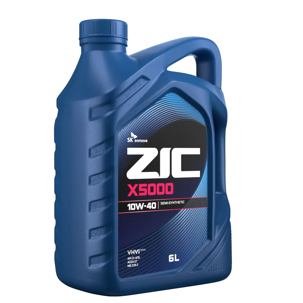 Изображение Масло моторное ZIC X5000 10W-40 6л 172658 Масло моторное ZIC X5000 10W-40 6л 172658