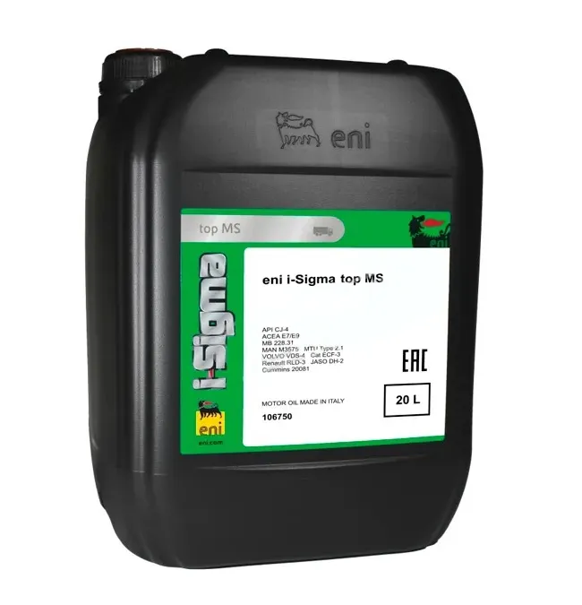 Масло моторное ENI I-SIGMA TOP MS 10W-30 20л ENI 10W30 I-SIGMA TOP MS/20