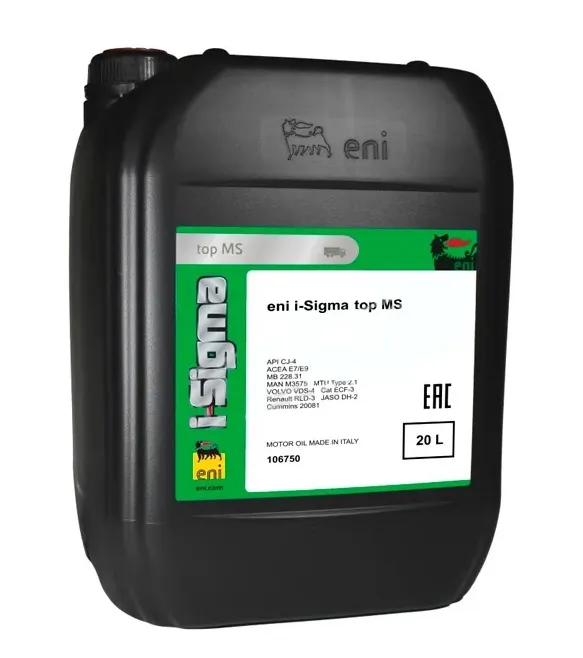 Масло моторное ENI I-SIGMA TOP MS 5W-30 20л ENI 5W30 I-SIGMA TOP MS/20