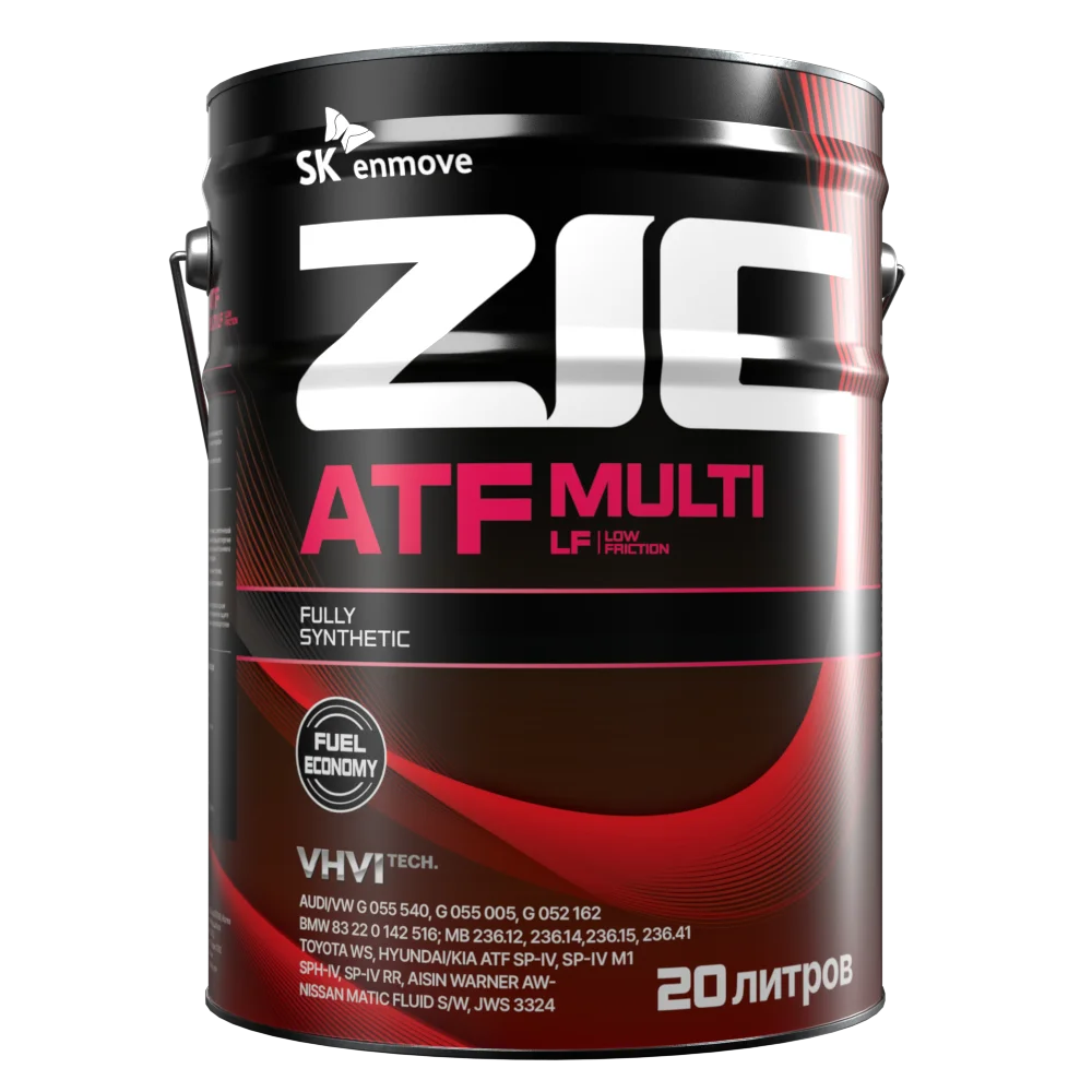 Изображение Трансмиссионное масло ZIC ATF MULTI LF 20л 192665 Трансмиссионное масло ZIC ATF MULTI LF 20л 192665