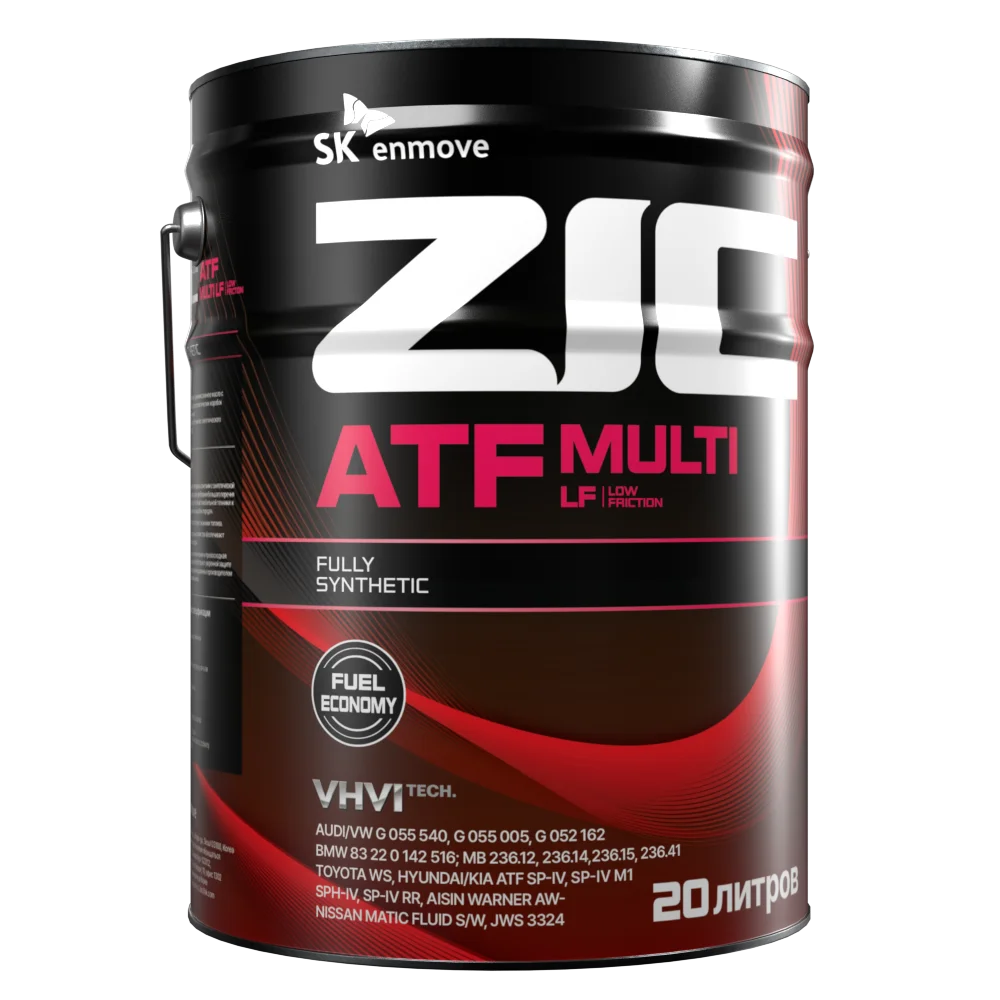 Изображение Трансмиссионное масло ZIC ATF MULTI LF 20л 192665 Трансмиссионное масло ZIC ATF MULTI LF 20л 192665