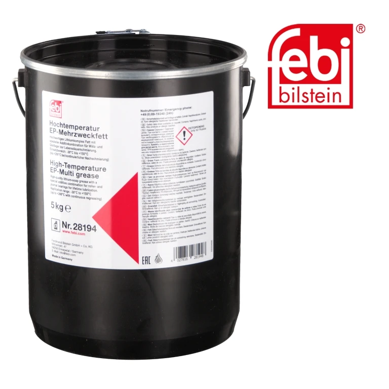 Изображение Смазка консистентная FEBI высокотемпературная 5кг 28194 Смазка консистентная FEBI высокотемпературная 5кг 28194