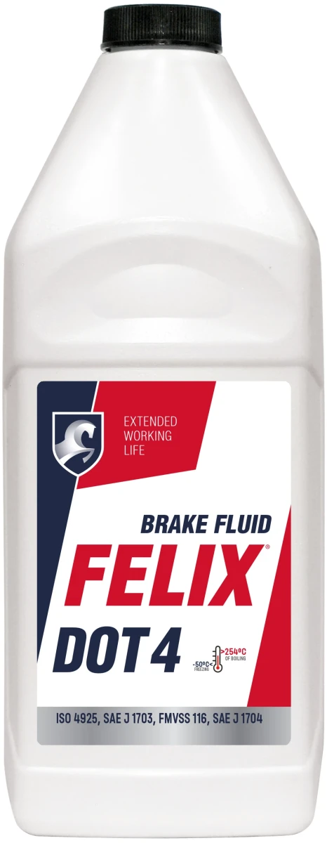 Изображение Жидкость тормозная FELIX DOT 4 1л 430130006 Жидкость тормозная FELIX DOT 4 1л 430130006
