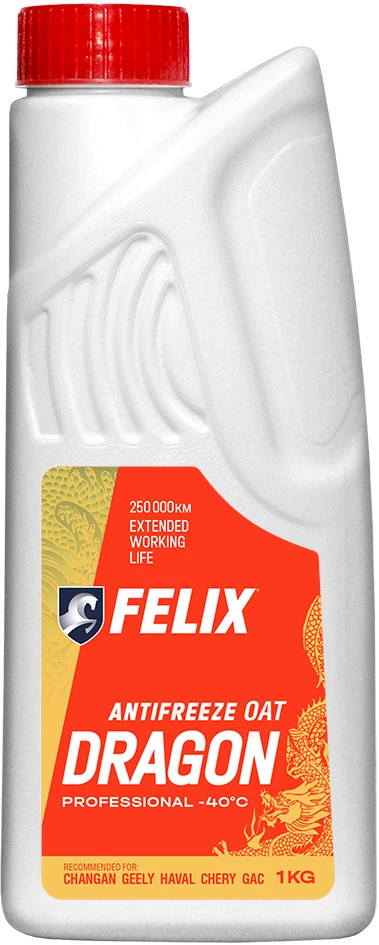 Изображение Антифриз Dragon -40 1кг FELIX 430206404 Антифриз Dragon -40 1кг FELIX 430206404