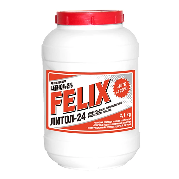 Изображение Смазка литол FELIX для подшипников 0.1кг 411040095 Смазка литол FELIX для подшипников 0.1кг 411040095