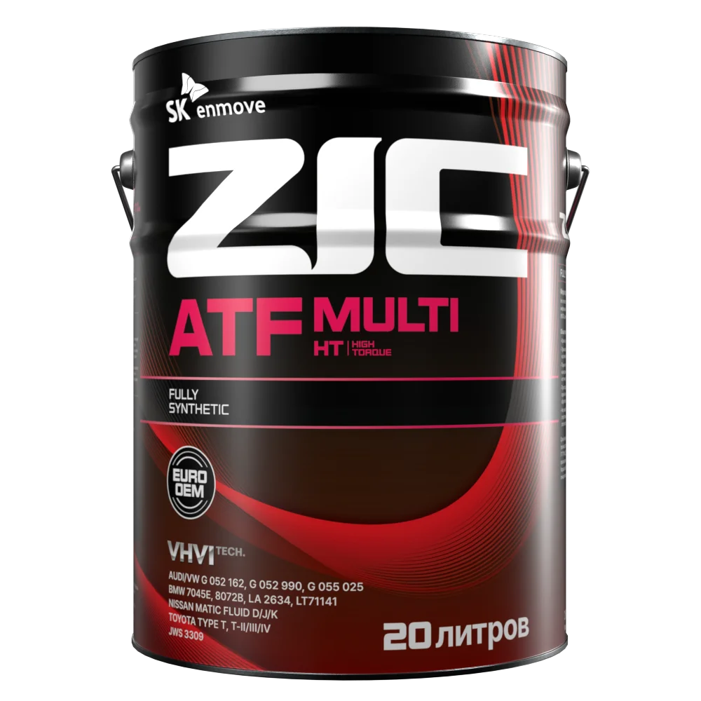 Трансмиссионное масло ZIC ATF MULTI HT 20л 192664