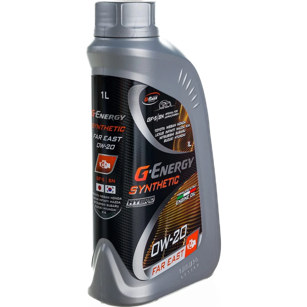Изображение Масло моторное GENERGY SYNTHETIC FAR EAST 0W-20 1л 253142535 Масло моторное GENERGY SYNTHETIC FAR EAST 0W-20 1л 253142535