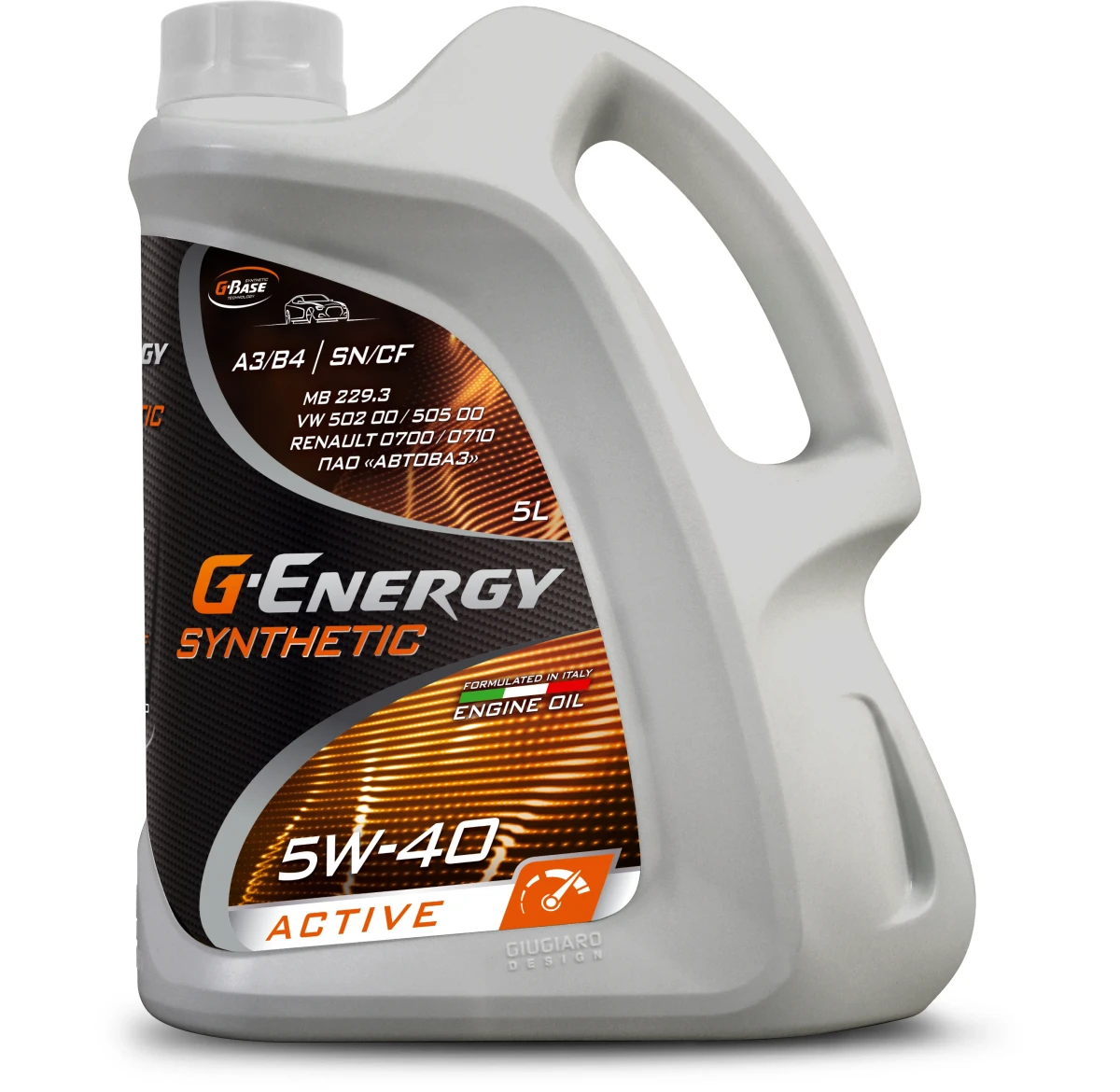 Изображение Масло моторное GENERGY SYNTHETIC ACTIVE 5W-40 5л 253142411 Масло моторное GENERGY SYNTHETIC ACTIVE 5W-40 5л 253142411