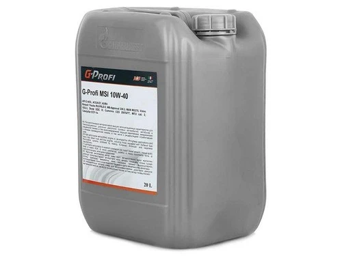Изображение Масло моторное GENERGY G-PROFI MSI 10W-40 20л 253140349 Масло моторное GENERGY G-PROFI MSI 10W-40 20л 253140349