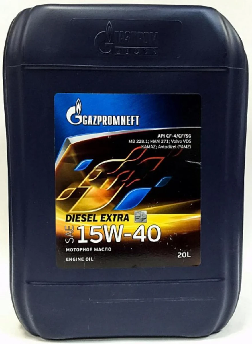 Изображение Масло моторное GAZPROMNEFT 15W-40 20л 2389901233 Масло моторное GAZPROMNEFT 15W-40 20л 2389901233