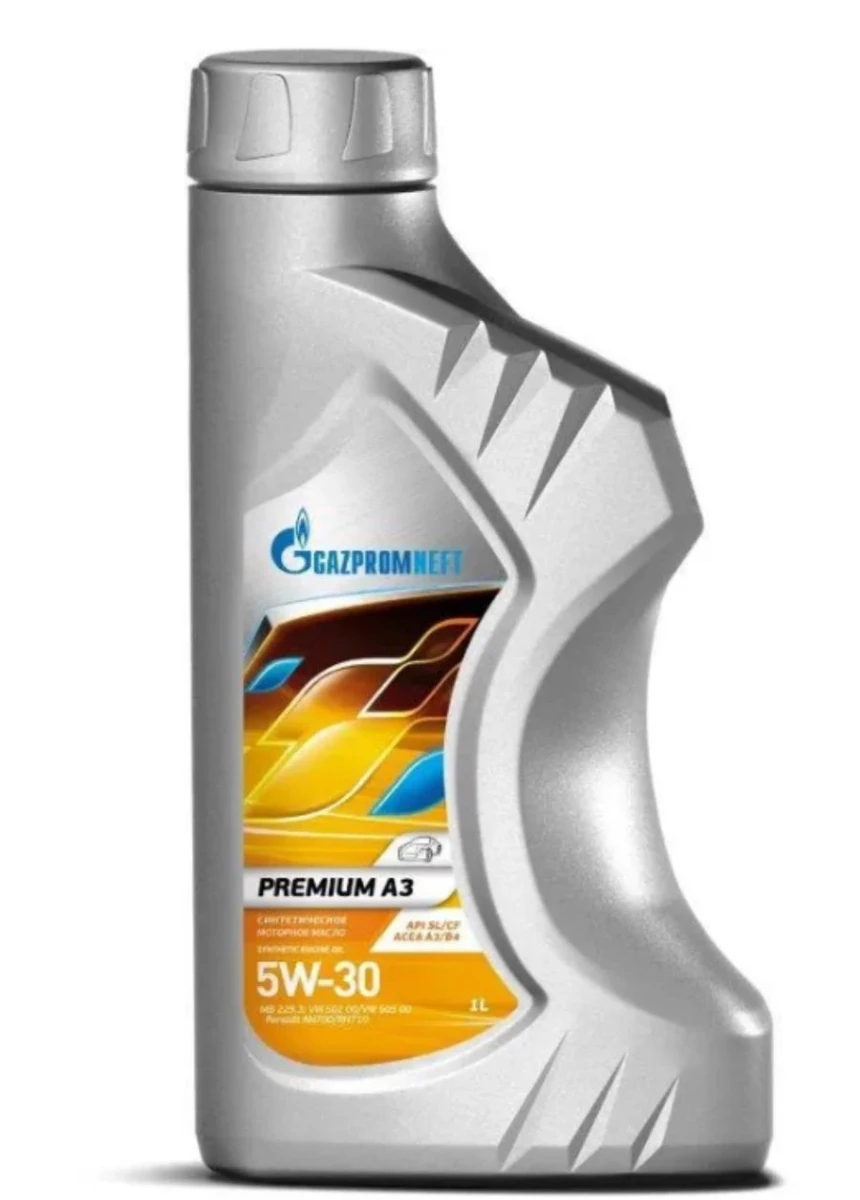 Масло моторное GAZPROMNEFT PREMIUM A3 5W-30 1л 253142484