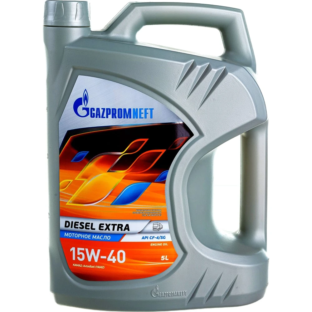 Изображение Масло моторное GAZPROMNEFT DIESEL EXTRA 15W-40 5л 253142113 Масло моторное GAZPROMNEFT DIESEL EXTRA 15W-40 5л 253142113