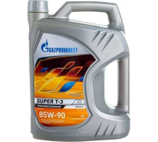 Изображение Трансмиссионное масло GAZPROMNEFT SUPER T-3 85W-90 5л 2389906557 Трансмиссионное масло GAZPROMNEFT SUPER T-3 85W-90 5л 2389906557