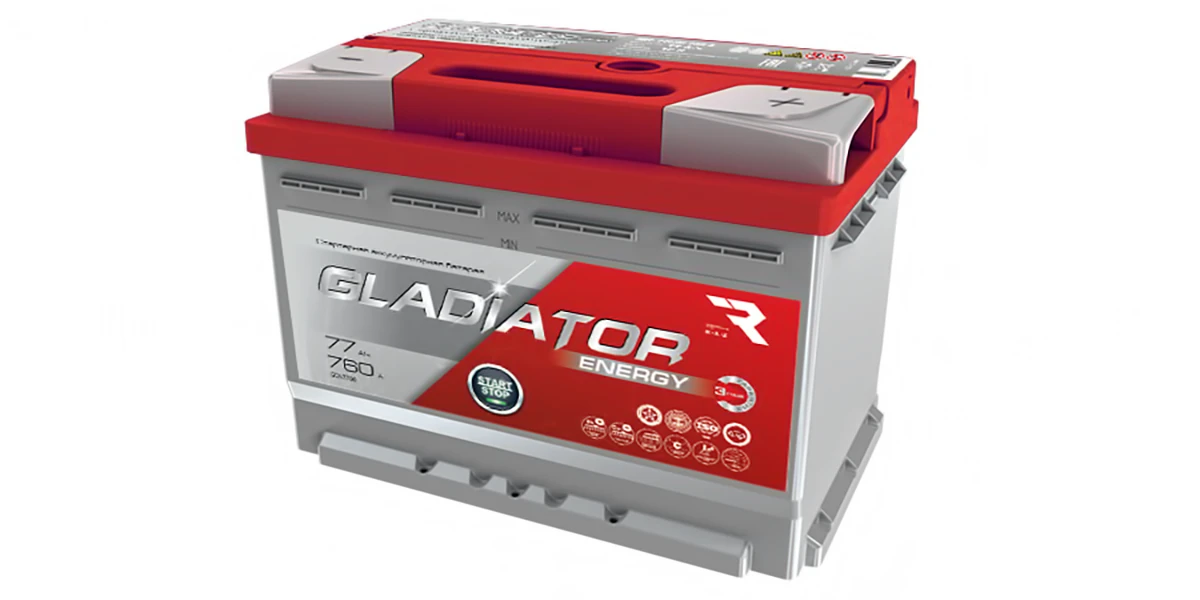 Изображение Аккумулятор 77 ач 760 а GLADIATOR GEN7700 Аккумулятор 77 ач 760 а GLADIATOR GEN7700